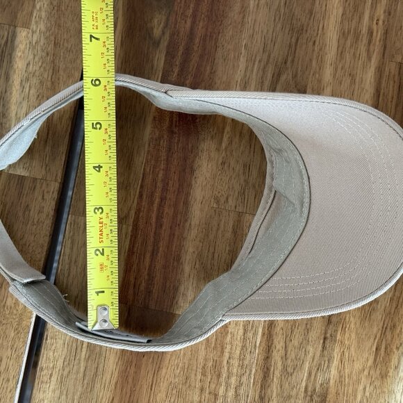 DISNEY PARKS Mickey Mouse Beige Tan Cotton Visor Cap Golf Sun Walt Disney World - Picture 7 of 10